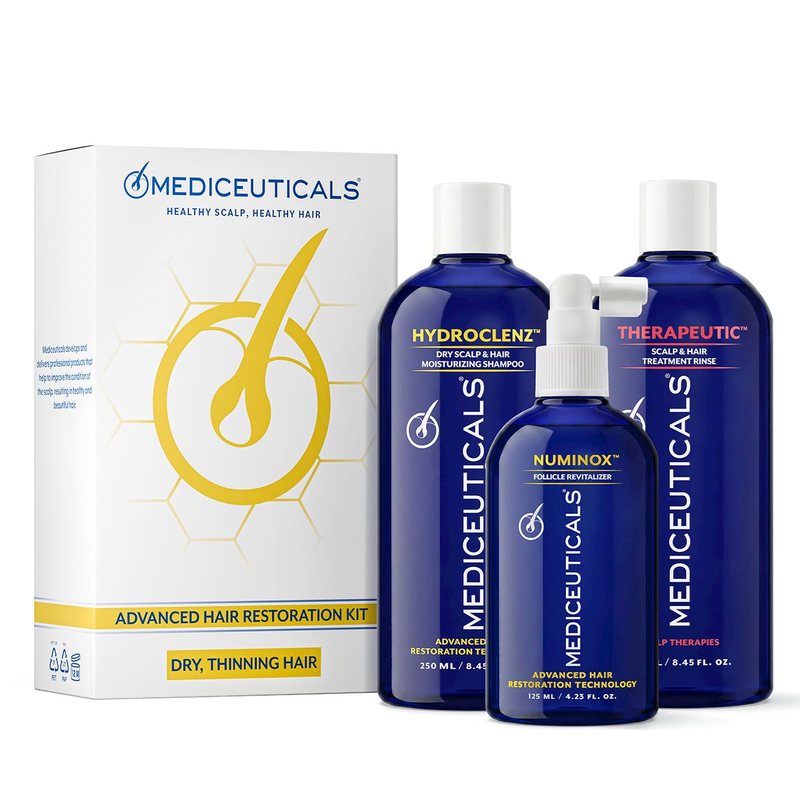 Advanced Hair Restoration Kit Dry, 2 × 250 ml + 125 ml